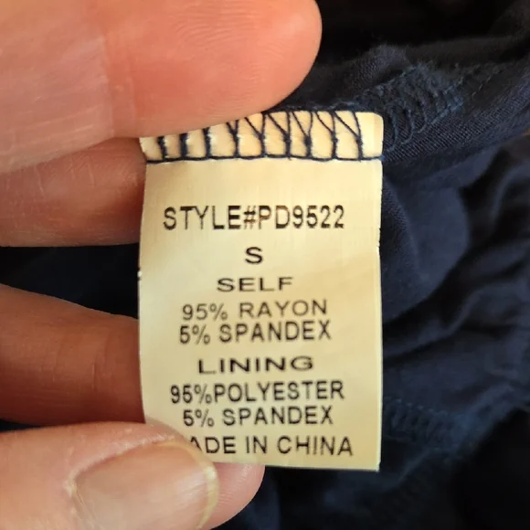 Anthropologie Papermoon Blue Spaghetti Strap Maxi Dress Size S - Picture 9 of 10